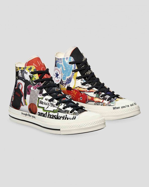 Converse Chuck 70 Beat The World Flerfarvede Sko Danmark - Converse Høje Sneakers Dame - 01498CSPO